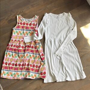 2 H&M Girls Cotton Dresses